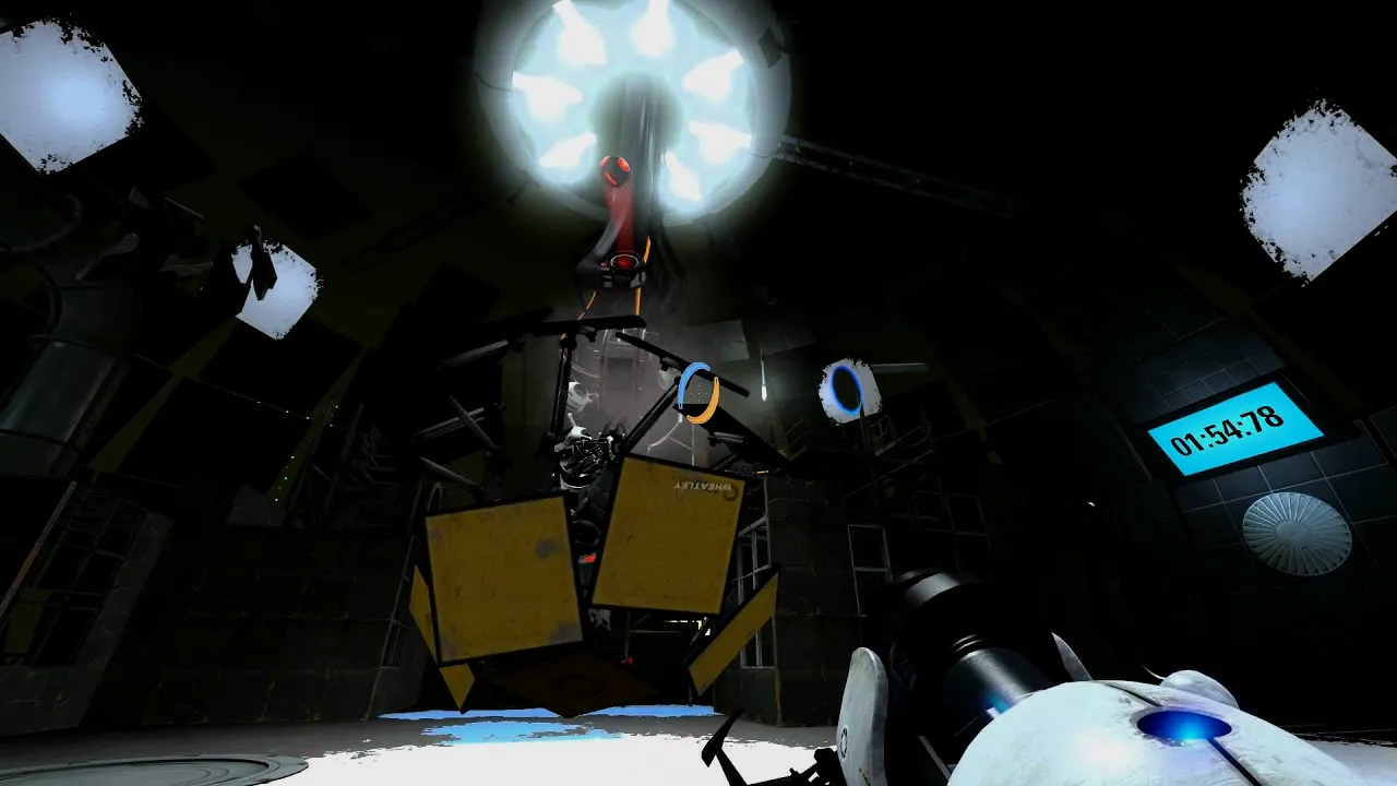 Portal 2 中的 Stalemate……扁担要绑在板凳上，板凳不让扁担绑在板凳上，扁担偏要扁担绑在板凳上……