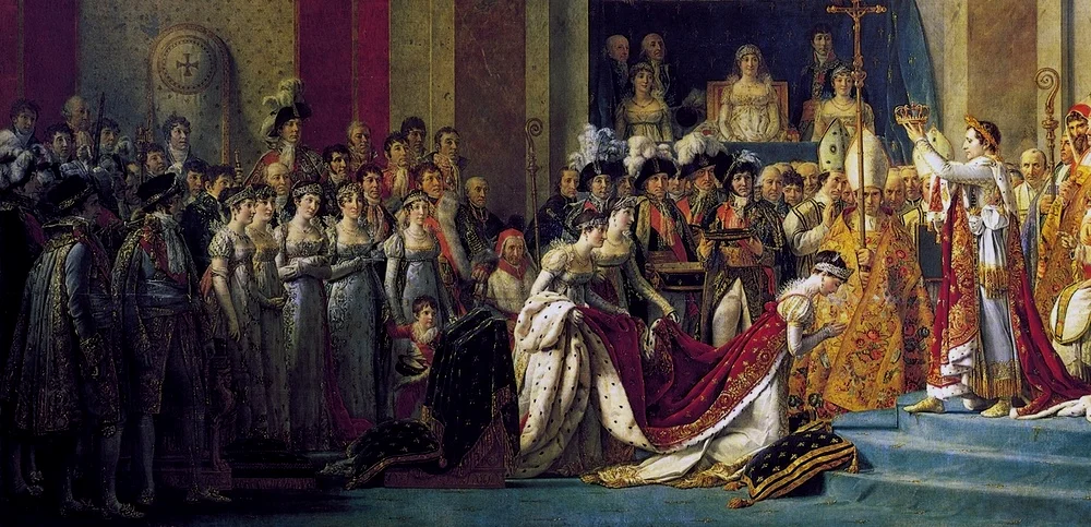 Le Sacre de Napoléon by Jacques-Louis David (1805-17) (局部)