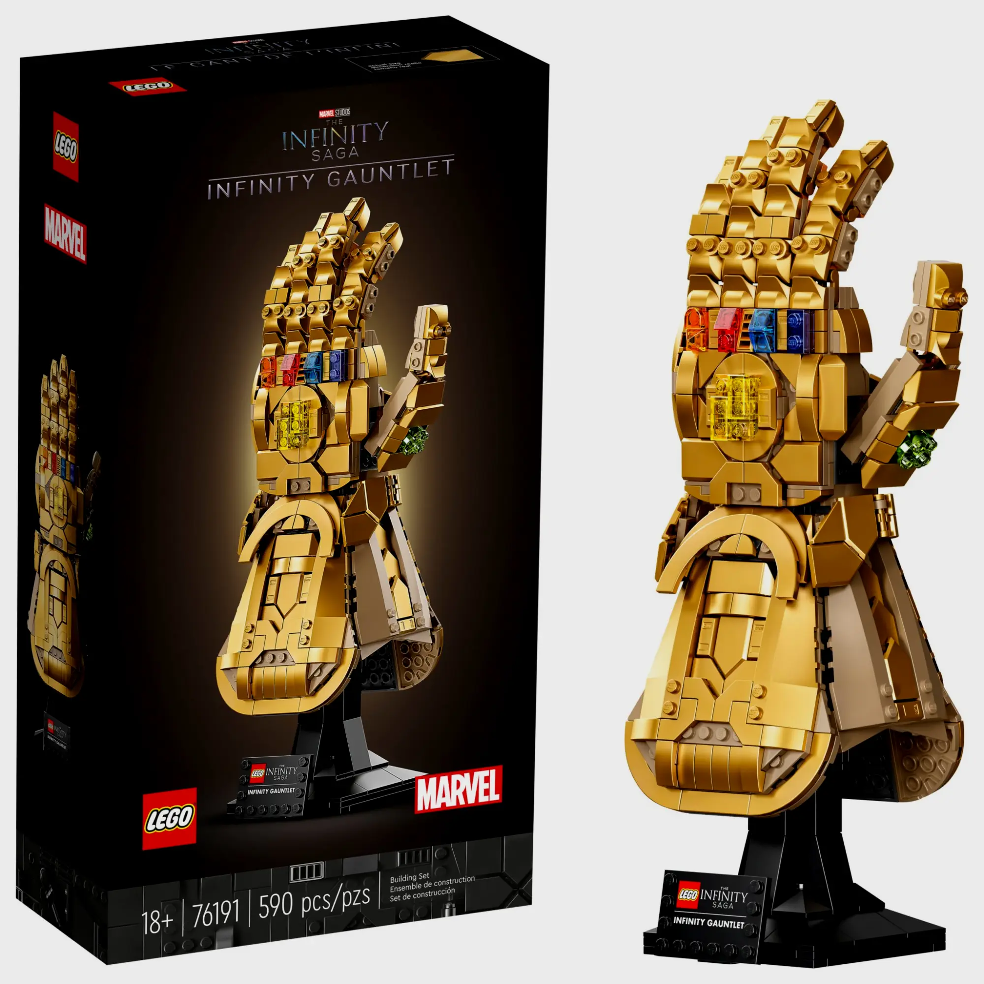LEGO® Marvel Infinity Gauntlet 76191（图片来源：©2021 LEGO Group）