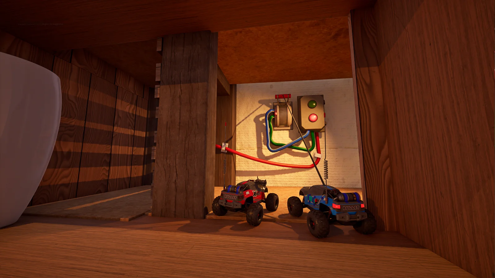 友尽系列+1，在这款游戏里你将与好友化身遥控越野车开启互怼