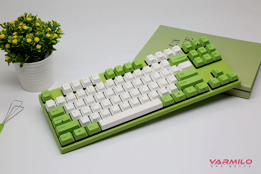 阿米洛草木绿主题机械键盘