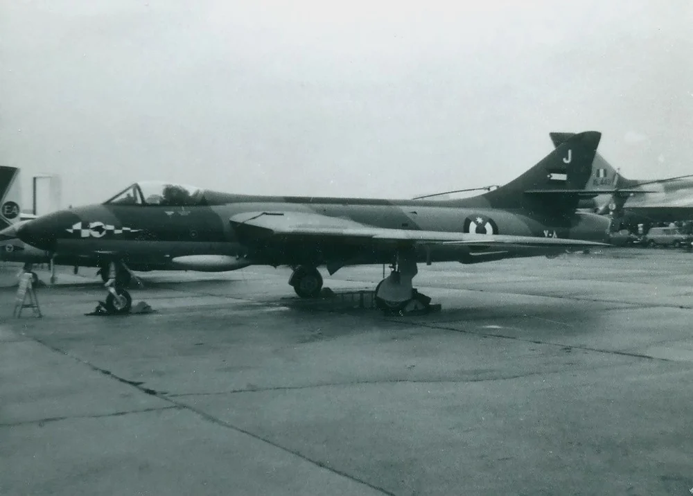 约旦皇家空军的“猎人”战斗机历史照片
