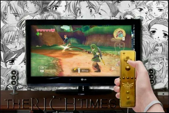 wii手柄体感游玩 天空之剑