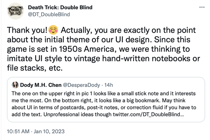 探询与矛盾的距离:《双盲把戏》demo版试玩测评 探询与矛盾的距离:《双盲把戏》demo版试玩测评