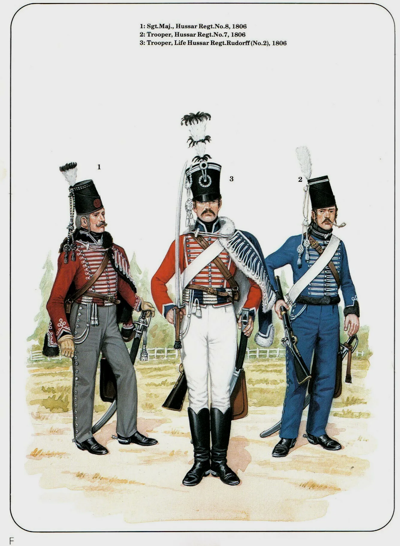 1806年的普鲁士骠骑兵