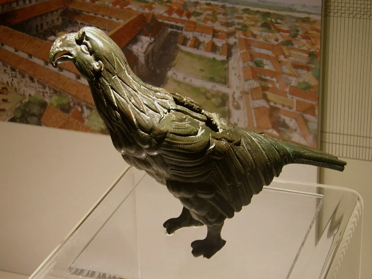 发现自英国的希尔切斯特鹰，可能来自一座雕塑的一部分