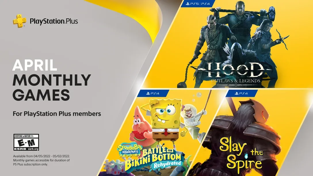 含《海绵宝宝：为比奇堡而战-再吸水版》：索尼公布4月PSN会免阵容