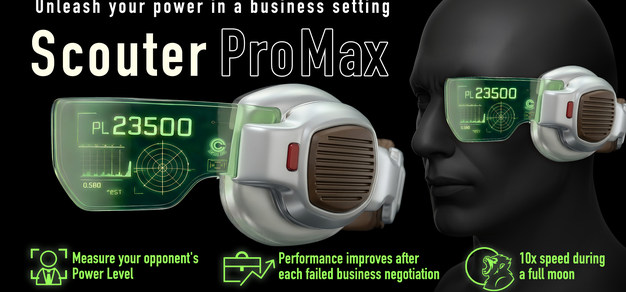 《龙珠》次世代可穿戴设备“Scouter Pro Max” 将于4月1日开始预购