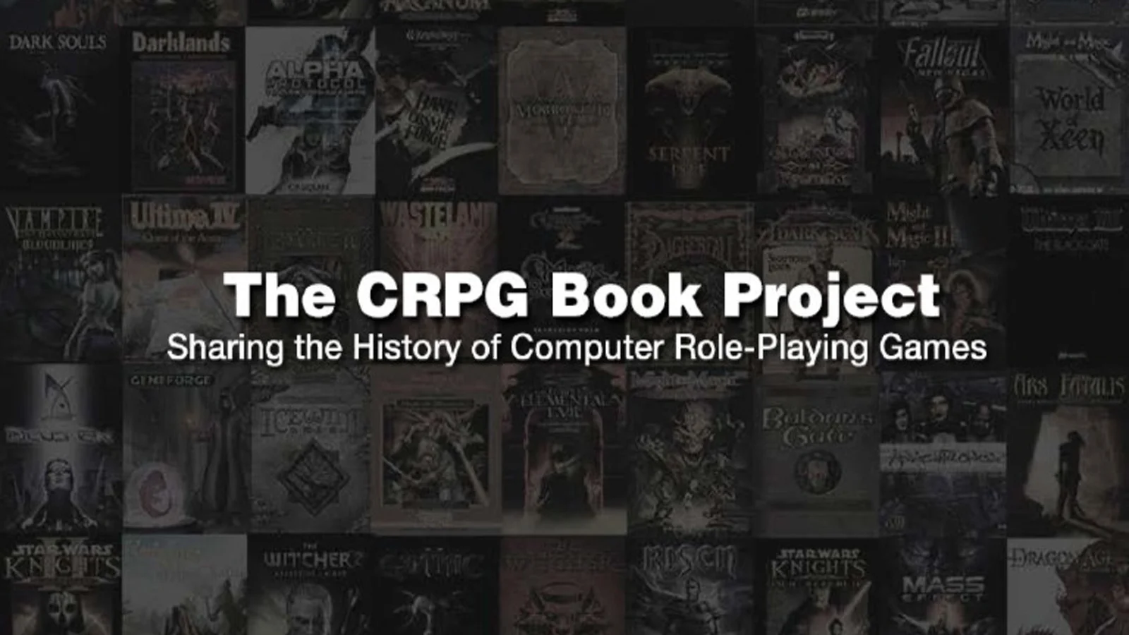 遍历40多年的CRPG发展史，公益项目“CRPG百科全书”今日正式完成并提供下载