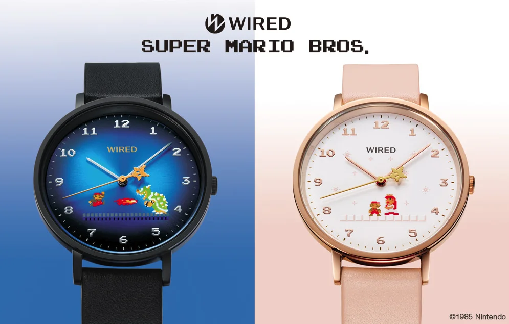 WIRED再推《马力欧》主题手表，12月8日发售