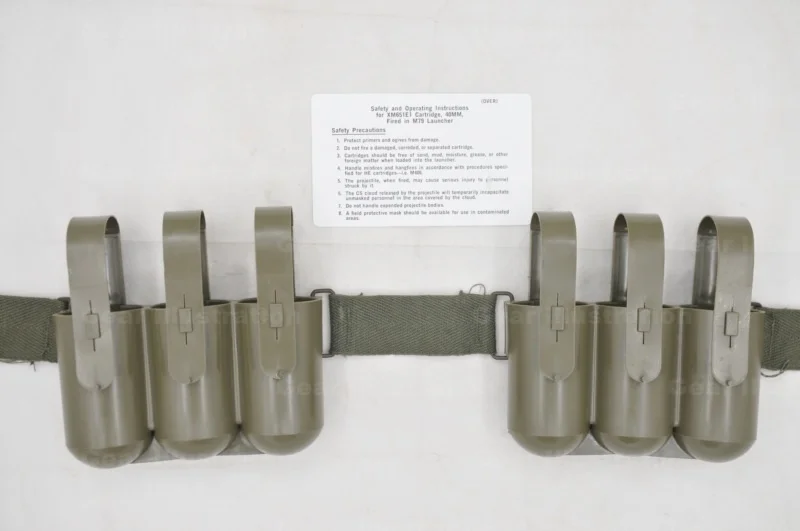 XM651催泪榴弹专用型，因为弹头里是液体，需要抗冲击的装具。图示为日产复刻品