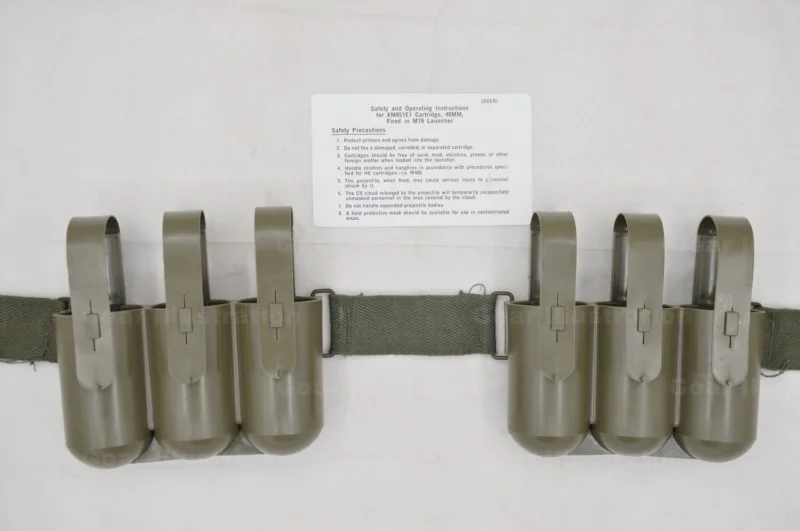 XM651催泪榴弹专用型，因为弹头里是液体，需要抗冲击的装具。图示为日产复刻品