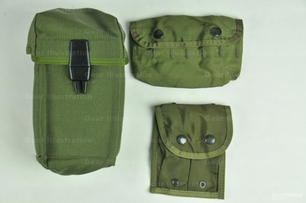 装备时间很长,因此同时期有很多兼容alice的单兵装具,无论是公发装具