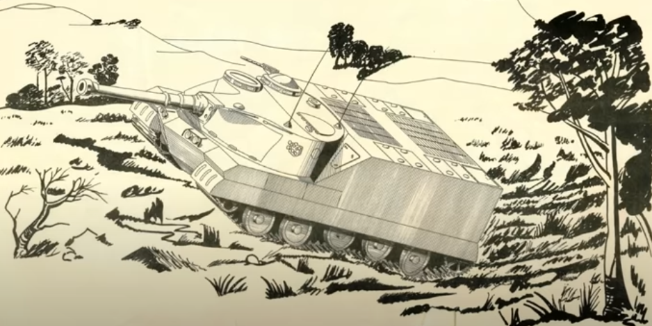 聖劍坦克殲擊車概念設想圖