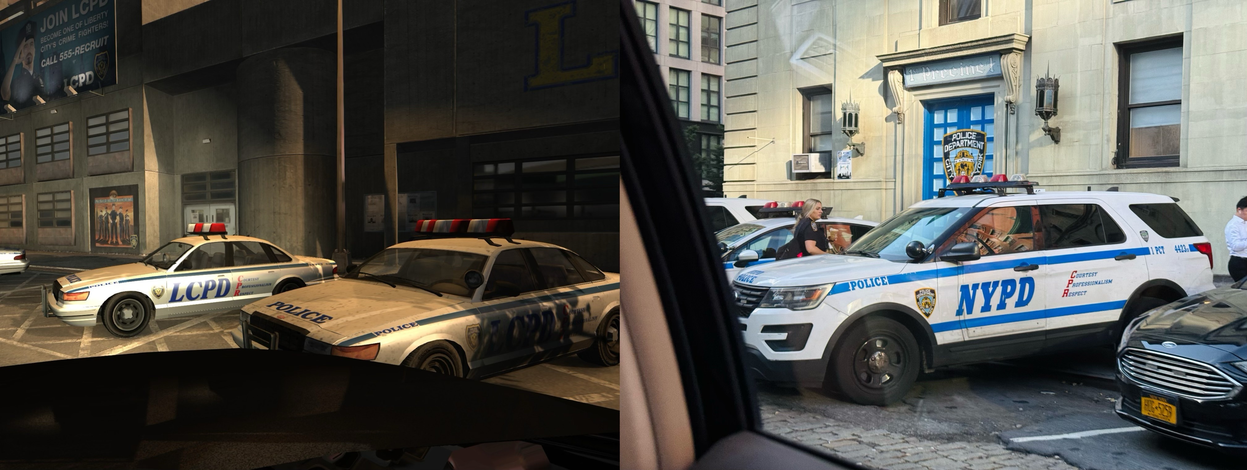 NYPD警車與LCPD警車