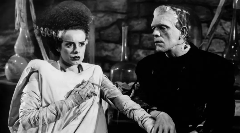 科學怪人。來自1935年的《科學怪人的新娘 》(La novia de Frankenstein)
