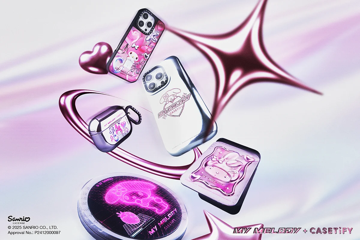 向未来出发！CASETiFY 携手三丽鸥家族推出Y3K主题美乐蒂联名系列