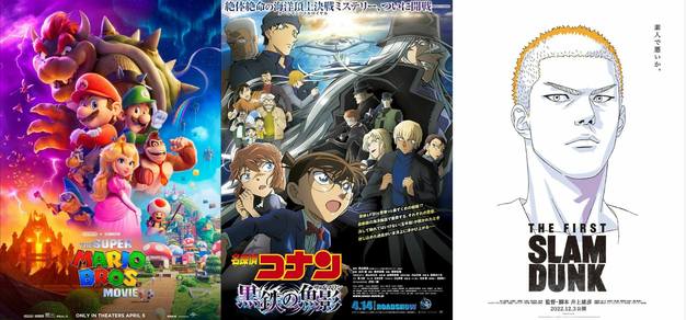 译介：日本周末电影票房—《马力欧》称王，《灌篮》坚挺，《星矢》暴死