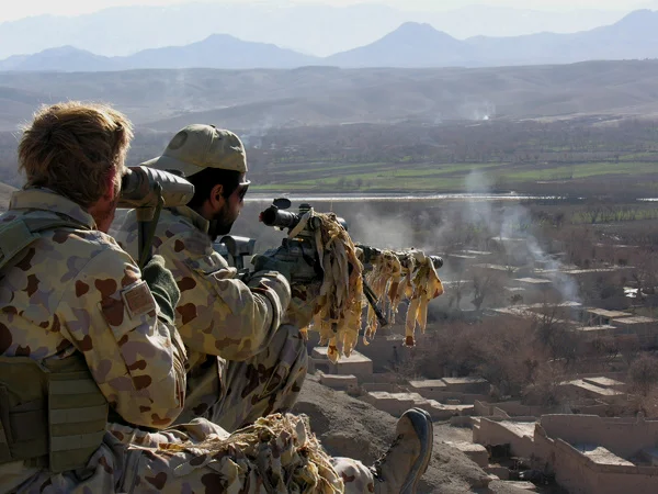 使用TAC2的澳大利亚部队（2008年在阿富汗）