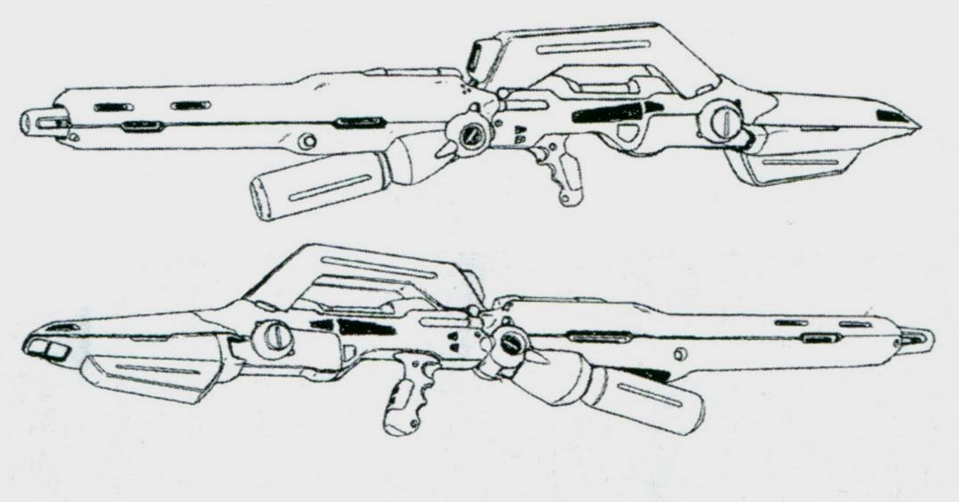 X-04光束机枪最初为RX-78GP04G项目研发。因为其颇有特色的作战能力，该型光束机枪即使在GP04项目取消后依旧得到了进一步研发与完善。