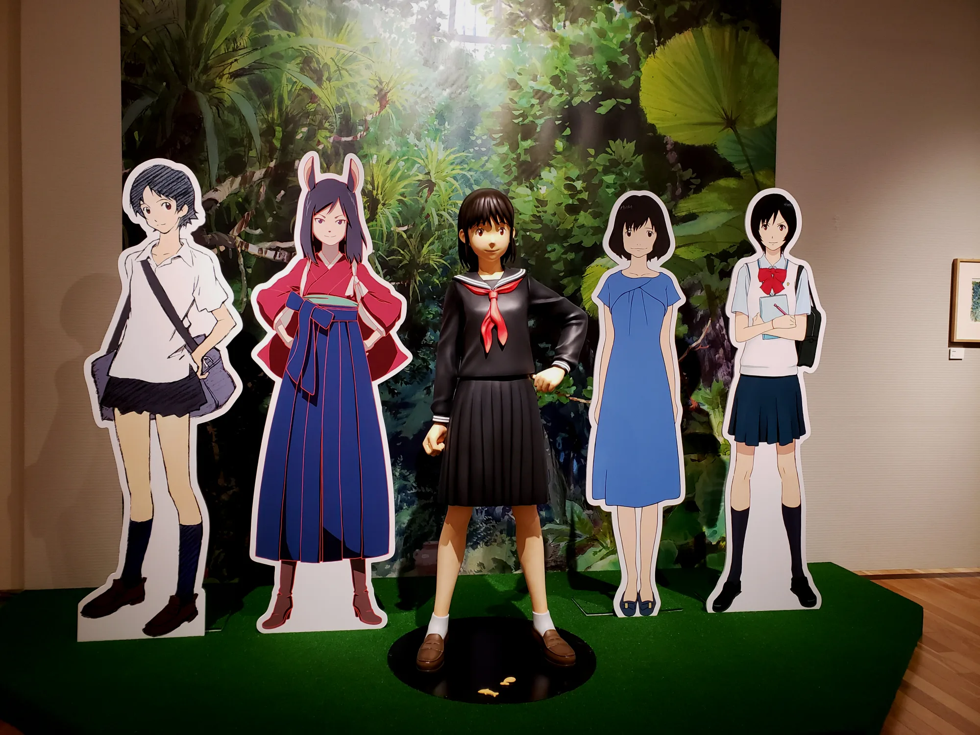 细田守监督的五部作品中出现的五个女主角