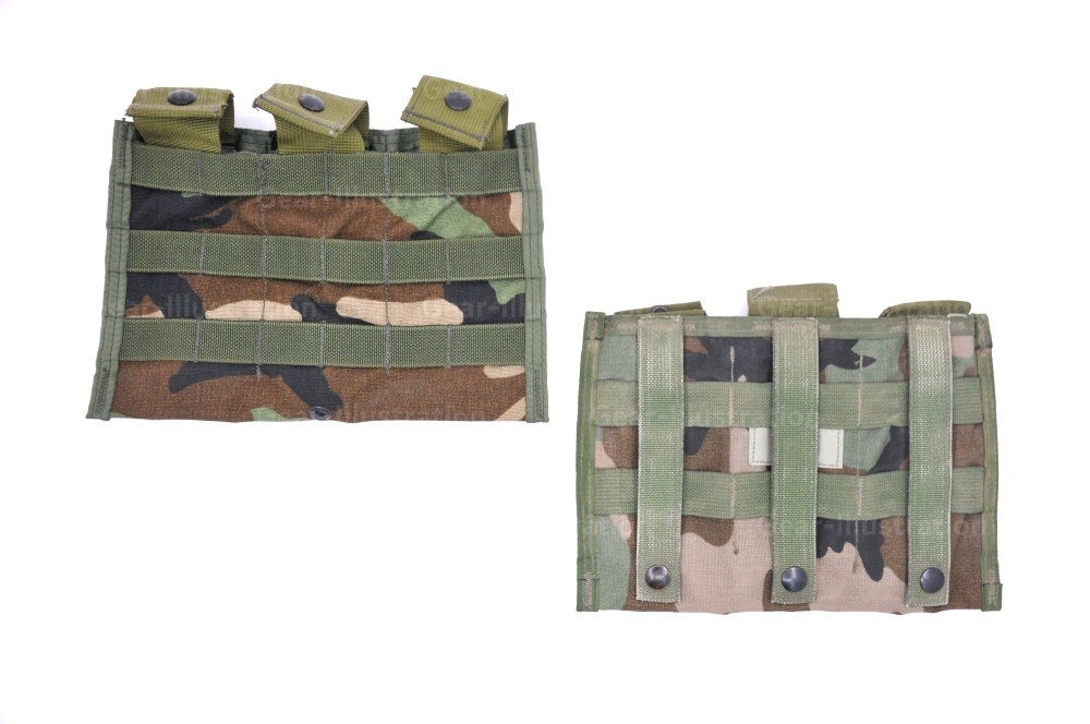 MOLLE II Triple M4 Magazine Side By Side Pouch（8465-01-513-4048），G.I.藏品