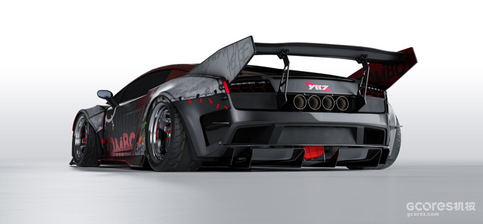 载具改装设计丨兰博基尼盖拉多宽体套件LP566 & “TOMBOY”涂装 载具改装设计丨兰博基尼盖拉多宽体套件LP566 & “TOMBOY”涂装