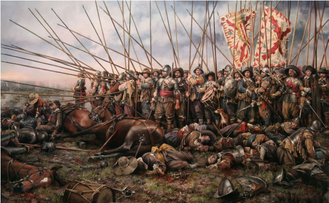 17世紀戰場上的西班牙大方陣