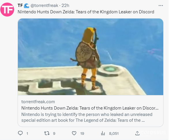 法务部出击!任天堂正在追查《塞尔达传说:王国之泪》泄密者 法务部出击!任天堂正在追查《塞尔达传说:王国之泪》泄密者