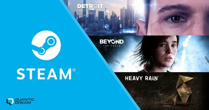Quantic Dream旗下三款游戏于今日上线Steam