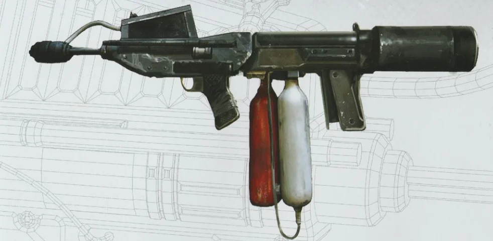 基于《异形》中火焰喷射器造型创作的早期概念设计
