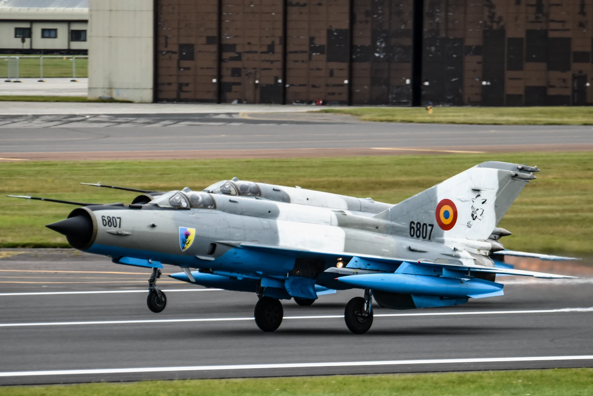 罗马尼亚空军MIG-21 LANCER C战斗机