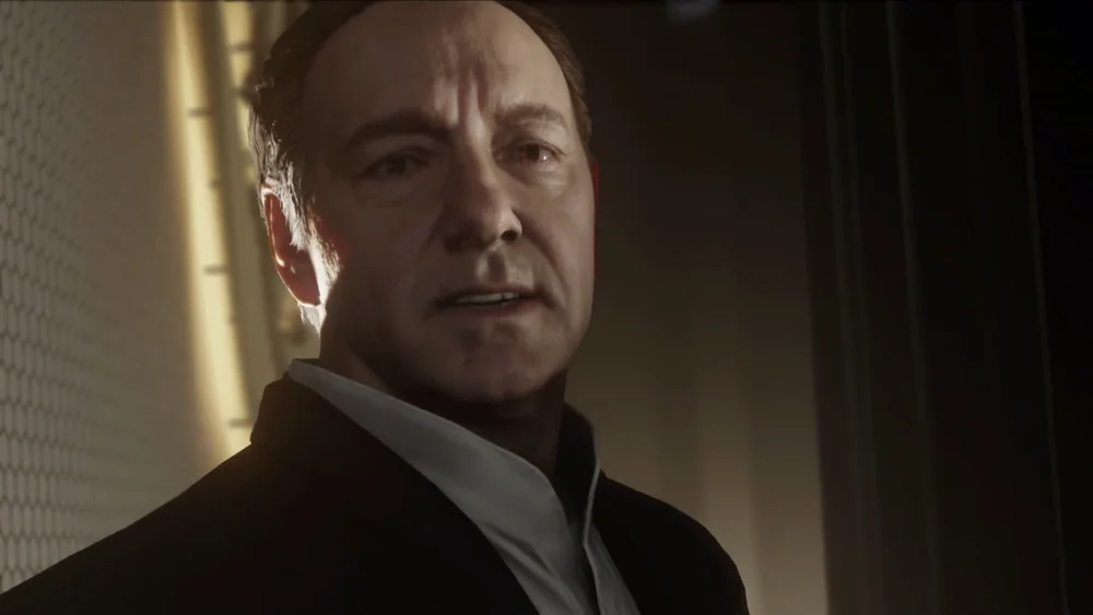 饰演Johnathan Irons的Kevin Spacey