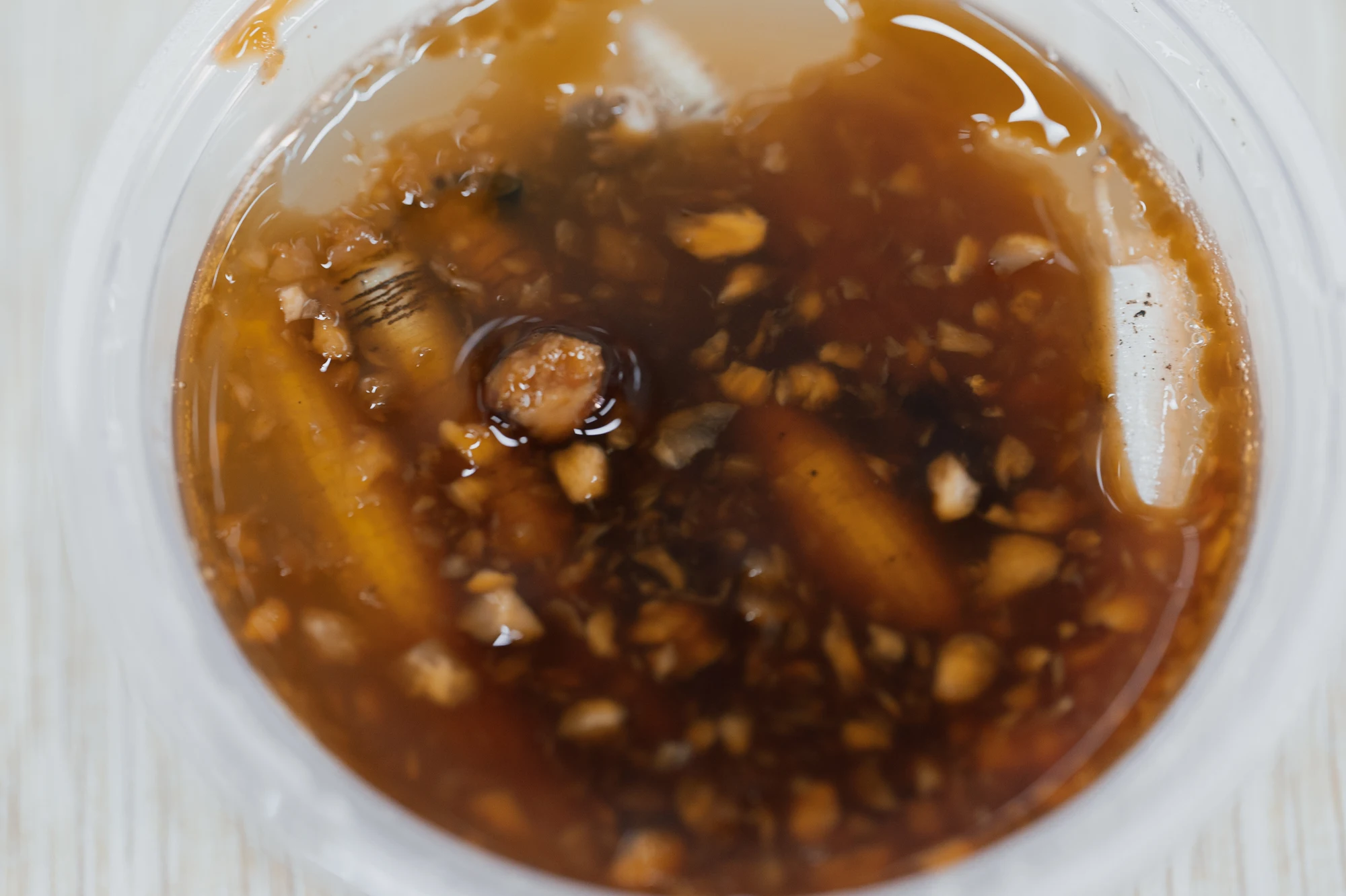 淋上蒜蓉酱油