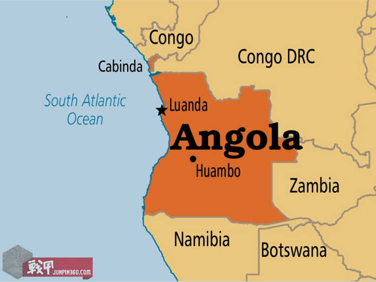 安哥拉周边地图