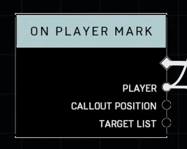 "On Player Mark"事件