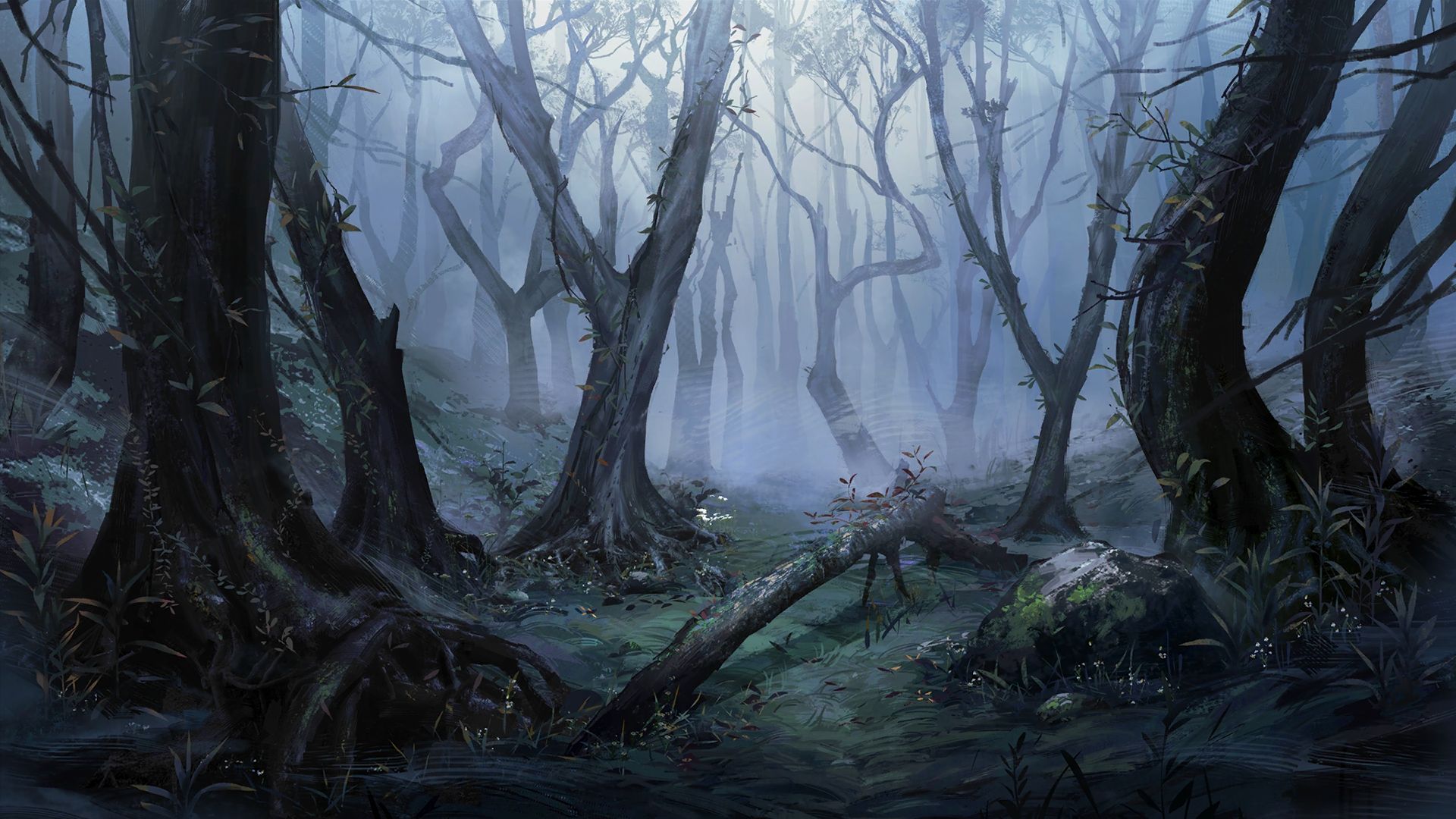 檔案《樹林》背景CG，截選