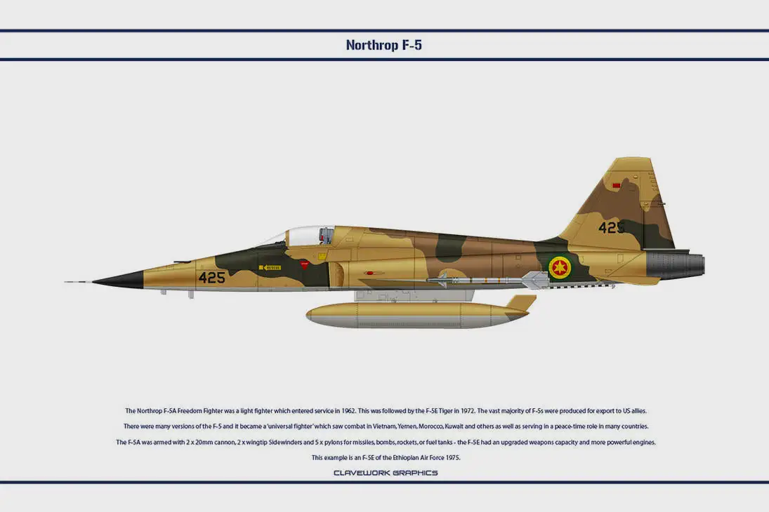 埃塞俄比亚空军的F-5E