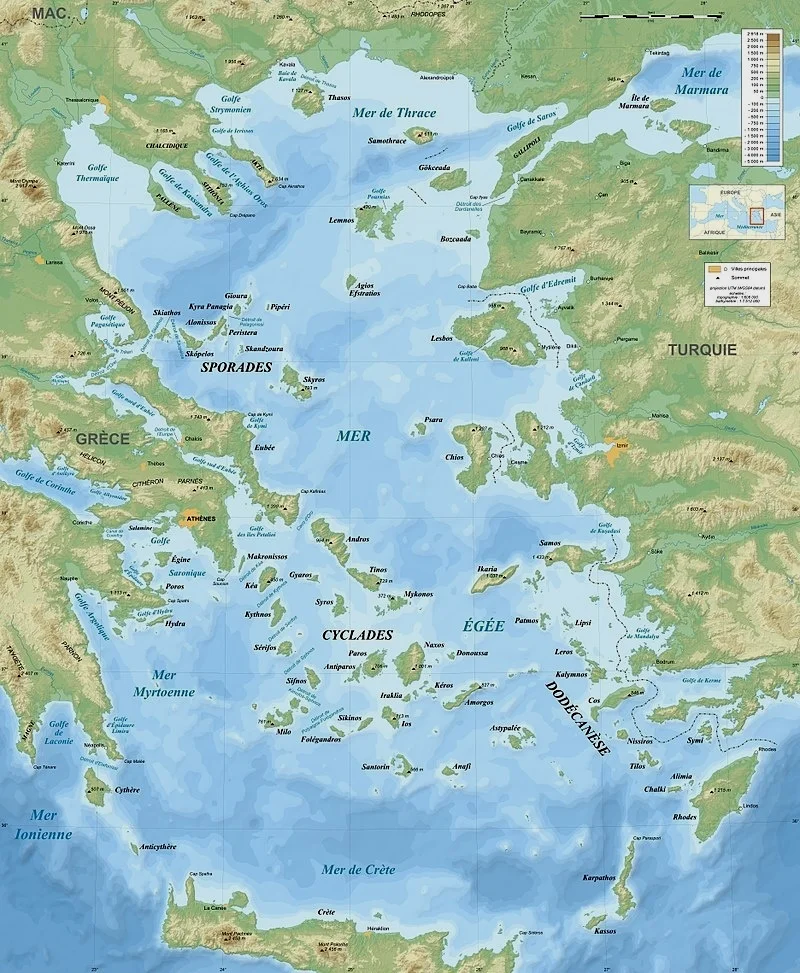 爱琴海上诸多的岛屿为海盗们提供了天然的隐蔽处
