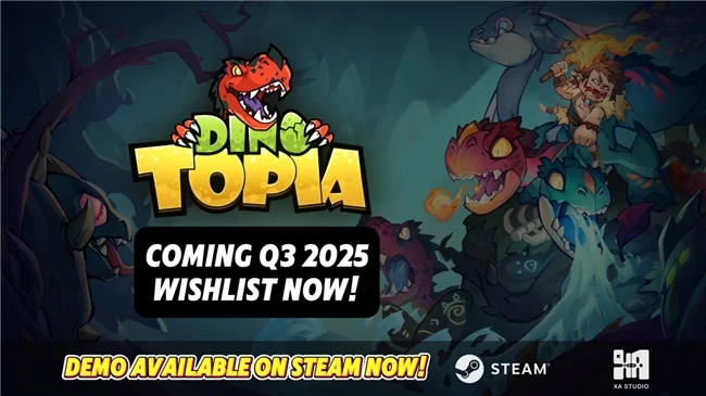 全新沙盒Roguelike冒险之旅《Dino Topia》试玩版于 Steam 上线！