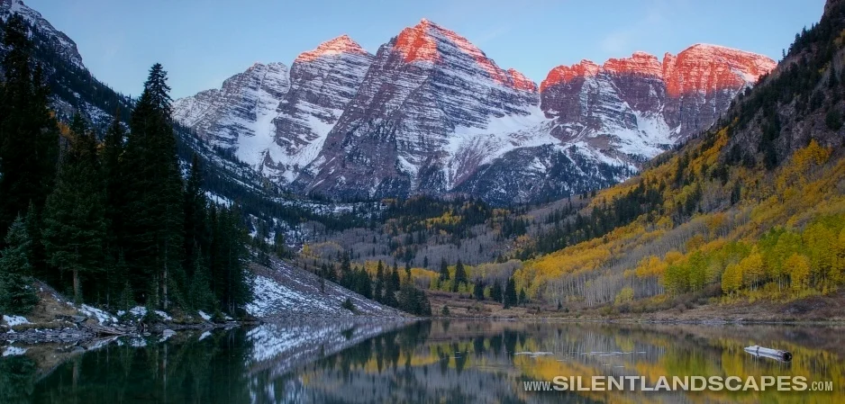 现实中的Maroon Bells