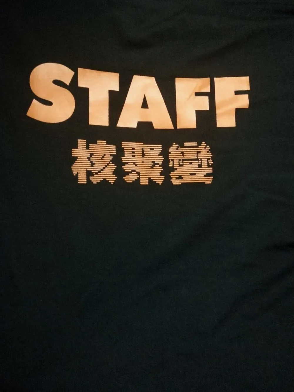 志愿者T反面