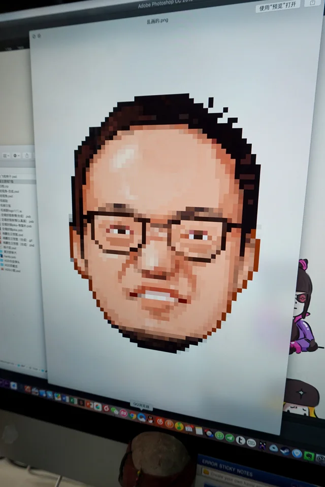 另外最后为啥她还画了个像素西蒙！？