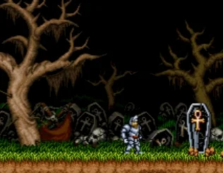 美版《魔界村》的棺材