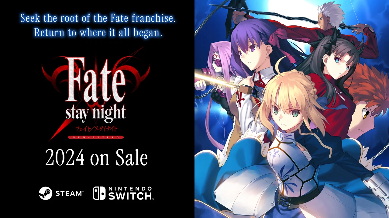 《Fate/stay night》高清复刻版映象解禁，预计2024年内发售