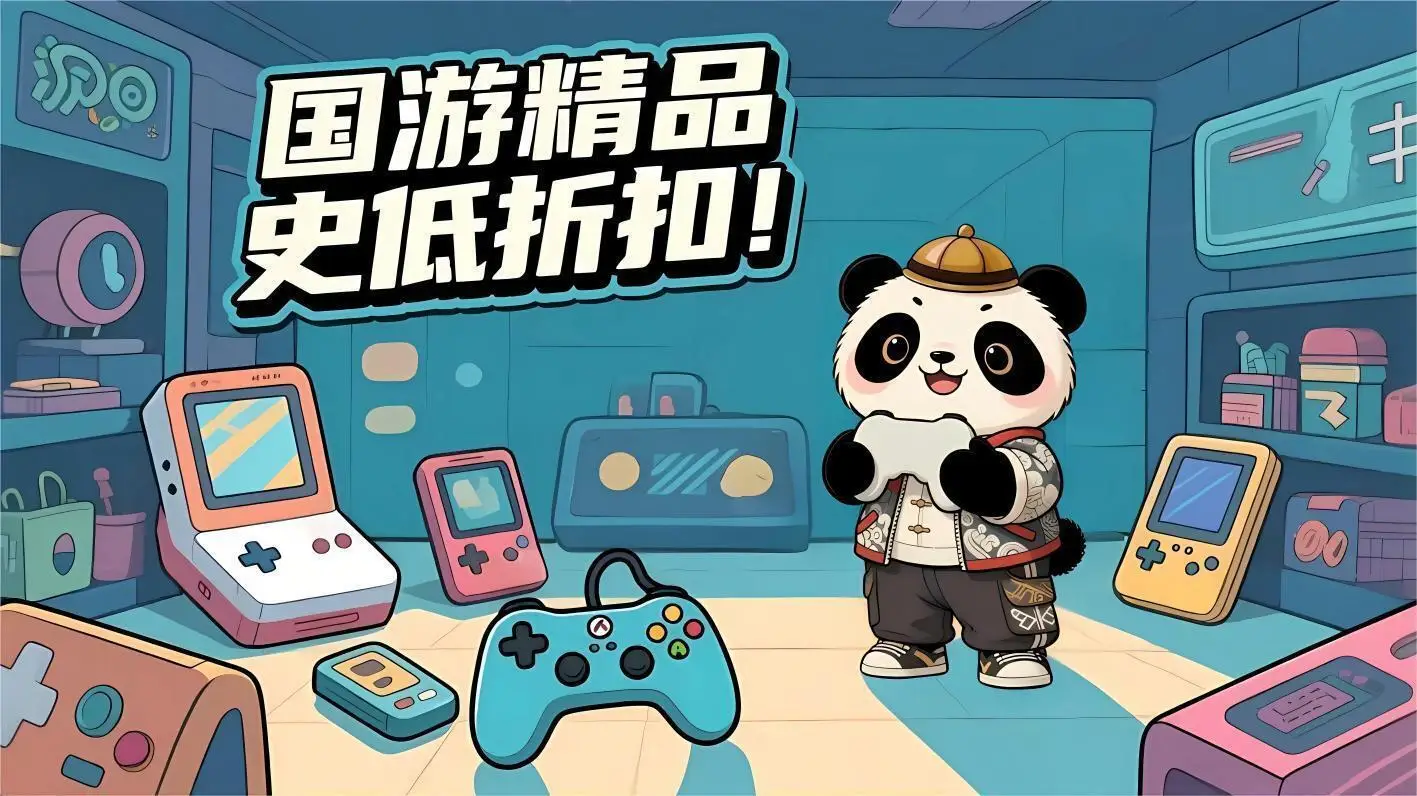 Steam 熊猫游戏节5月21日启幕,21款国游史低价+直播狂撒码