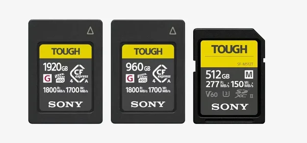 Sony日本将暂停接受CFexpress及SD储存卡的订单