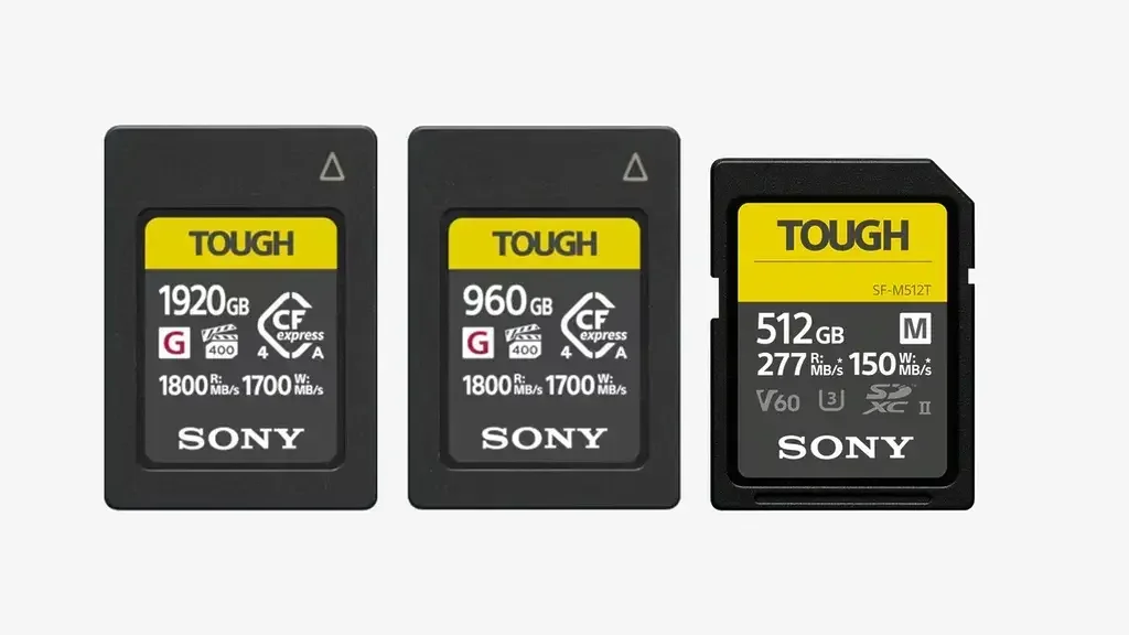 Sony日本将暂停接受CFexpress及SD储存卡的订单