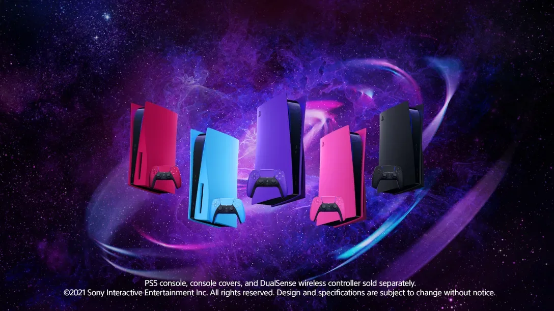 “银河系色彩”新配色PS5主机护盖和手柄将在明年一月份推出
