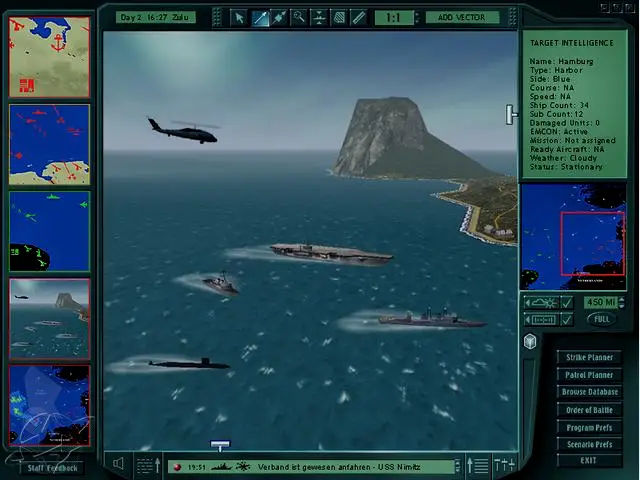 拉里·邦德最有名的游戏应该是《鱼叉》，最近的《指挥：现代海空行动》就是照这个来的
